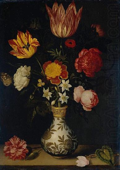 Ambrosius Bosschaert Bloemstilleven in een Wan li vaas china oil painting image